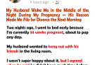 My Husband Woke Me in the Middle of the Night During My Pregnancy — His Reason Made Me File for Divorce the Next Morning